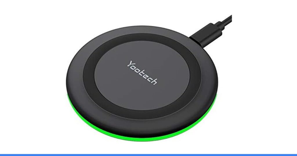Yootech Wireless Charger, 10W Max Wireless Charging Pad (No AC Adapter)