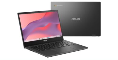 ASUS Chromebook CM14 Laptop, 14" HD Anti-Glare Display (1366x768), MediaTek Kompanio 520, 4GB RAM, 64GB eMMC, ChromeOS, Gray, CM1402CM2A-DS44, Gravity Grey