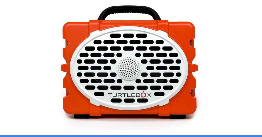Turtlebox Original Gen 3 Outdoor Bluetooth Speaker, Waterproof, Orange