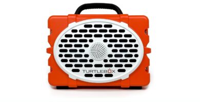 Turtlebox Original Gen 3 Outdoor Bluetooth Speaker, Waterproof, Orange