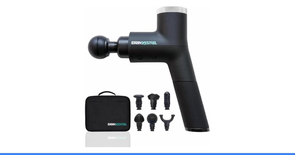 Ekrin Athletics Kestrel Massage Gun: Enhanced Precision & Comfort for Superior Muscle Recovery & Wellness | Relieve Sore Muscles and Stiffness