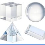 QFkris 4 Pack K9 Optical Crystal Photography Prism Set for Teaching
