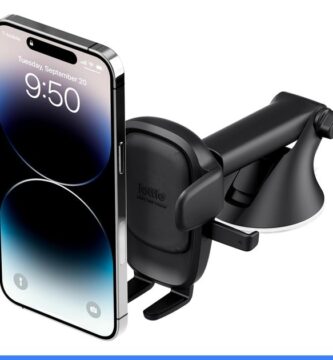 iOttie Easy One Touch Advanced Universal Car Mount Dashboard & Windshield Suction Cup Phone Holder for iPhone, Samsung, Google, All Smartphones